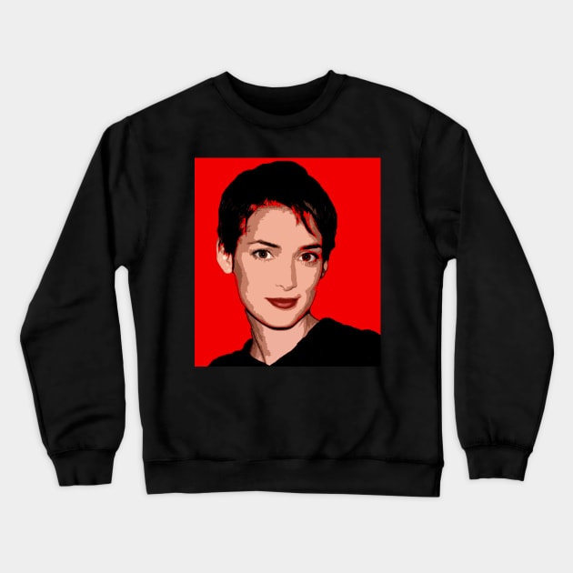 winona ryder Crewneck Sweatshirt by oryan80